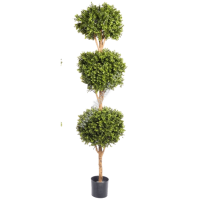 Самшит шар тройной уличный новый 25 600 руб., выс. 190 см - ПлантАрт - Интернет-магазин искусственных растений и кашпо, озеленение интерьеров