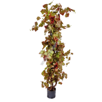 Виноградная лоза с красным виноградом  19 496 руб., 160 см - ПлантАрт - Интернет-магазин искусственных растений и кашпо, озеленение интерьеров