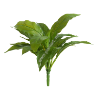 Спатифилум-мини куст зелёный в-20 см (Real Touch) - ПлантАрт - Интернет-магазин искусственных растений и кашпо, озеленение интерьеров