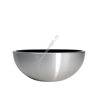 Кашпо Aluminium bowl aluminium brushe, диам. 29, 35, 38, 43, 50 см - ПлантАрт - Интернет-магазин искусственных растений и кашпо, озеленение интерьеров